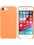 Apple iPhone Se 2022 Kılıf Liquid Lansman Silikon Papaya 1
