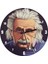Cakatablo Albert Einstein Mavi Kazak Duvar Saati (Çap 50X50 cm ) 1