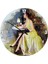 Cakatablo Konstantin Razumov Rus Ressam Kadın Şarap Sigara Resmi Duvar Saati (Çap 50X50 cm ) 1