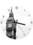 Cakatablo Londra Big Ben Saat Kulesi Siyah Beyaz Duvar Saati (Çap 30X30 Cm) 1