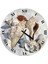 Cakatablo Kumda Deniz Kabukları Duvar Saati (Çap 50X50 cm ) 1
