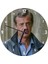 Cakatablo Jean Paul Belmondo Sokak Pozu Duvar Saati (Çap 50X50 cm ) 1