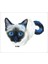 Ufak Bebek Kedi Araba Oto Sticker Etiket Renkli E7 1