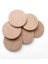 6'lı Çok Amaçlı Boyanabilir Yuvarlak Levha / Sunumluk Set 15 cm Ham Mdf 1