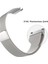 Huawei Watch Gt 4 / Gt 3 46MM ile Uyumlu Milano Loop Metal Hasır Kordon (Gümüş) 3