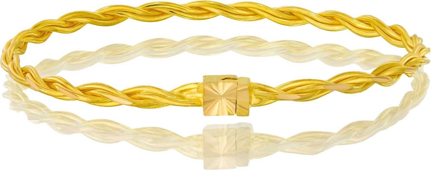 T51 Tuğrul Altın 16 Gr(Gram) 22 Ayar Kilitli Burma Bilezik