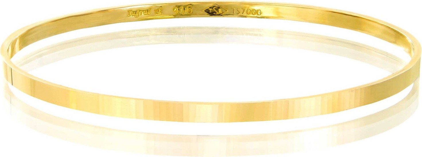 T51 Tuğrul Altın 17 Gr(Gram) 22 Ayar Kibrit Çöpü Bilezik