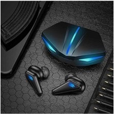 PolyGold K-55 LED Işıklı Mikrofonlu Kulak Içi Kablosuz Bluetooth 5.0 Gaming Kulaklık