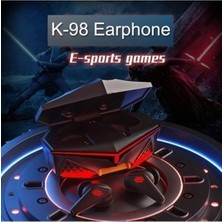 PolyGold K-98 LED Işıklı Kulakiçi Kablosuz Bluetooth 5.0 Gaming Kulaklık (45 Ms)