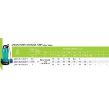 Yıldız Su Yıldızsu Qdx 1,5-17-037 F Yüksek Irtifalı Drenaj Pompası