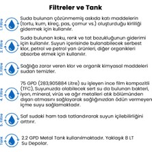 Rainbox Kırmızı 5 Aşamalı Pompasız Su Arıtma Cihazı