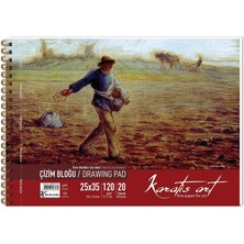 Keskin Color Karatis Art 120GR 25X35 20 Yaprak Spiralli Çizim Blok 482001-99