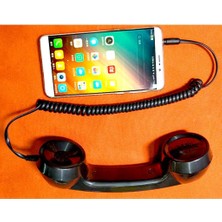 Gazechimp 3.5mm Retro Radyasyon Geçirmez Telefon Ahizesi - Siyah (Yurt Dışından)