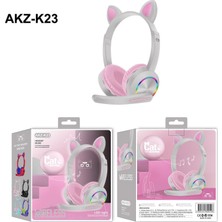 Gazechimp Bluetooth Kedi Kulak Kulaklık - Pembe (Yurt Dışından)