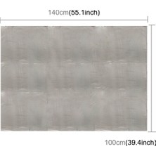 Puluz Araba Kaputu Motor Gürültü Yalıtımı Pamuk Gümüş (Yurt Dışından)