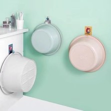 Ye Duo 1 Adet Renk Stili Rastgele Duvar Güçlü Kancalar Banyo Depolama Için Kendinden Yapışkanlı Kalıplama Duvara Monte Çok Fonksiyonlu Lavabo Rafı Duvarda Temizlikçi (Yurt Dışından)