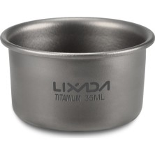 Lixada 35 ml Mini Titanium Çay Bardağı Ev Ofis Açık (Yurt Dışından)