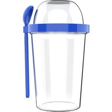 Zweikell Capsule Lacivert Bpa Içermez 550 ml Atıştırmalık Kabı