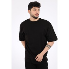 Stil Kombin Stil Kombin Düz Basic Oversize Tişört Bld