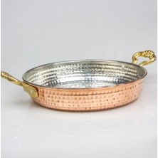 Ozcmax  Tava El Yapımı Bakır Dövmeli