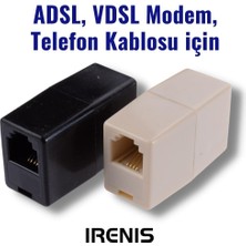 IRENIS Modem ve Telefon Kablo Ekleyici, Birleştirici, Uzatıcı