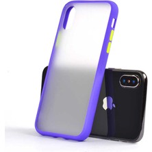 MobaxAksesuar Apple iPhone x Kılıf Arka Buzlu Mat Kapak
