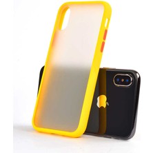 MobaxAksesuar Apple iPhone x Kılıf Arka Buzlu Mat Kapak