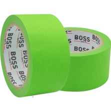 Boss Tape Yeşil Renkli Maskeleme Boya Bandı Kağıt Bant