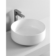 Newarc Morena Tezgah Üstü Lavabo Beyaz