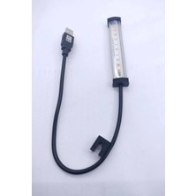Wolfmar USB LED Aydınlatma - Nano Akvaryum - Fanus LED Aydınlatma Karışık Renkli 10CM