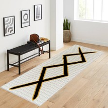 Rovigo Home Dijital Baskı Yıkanabilir Kaymaz Taban Salon Halısı  RVG1731