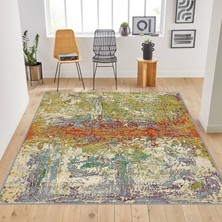 Rovigo Home Dijital Baskı Yıkanabilir Kaymaz Taban Salon Halısı  RVG1784