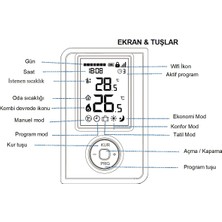 Rcon Rc 700 Wifi Kablosuz Oda Termostatı