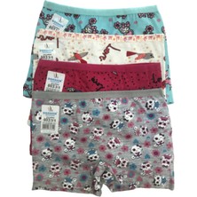 Katmirra Kız Çocuk Boxer 4lü Paket