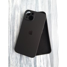 Gritty Apple iPhone 13 Uyumlu Kamera Korumalı Lansman Içi Kadife Silikon Logolu Kılıf