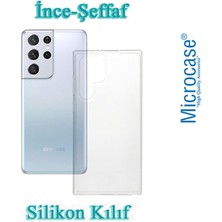 Microcase Samsung Galaxy S22 Ultra 0.2 mm Silikon Kılıf - Şeffaf