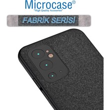 Microcase Oneplus 9rt 5g Fabrik Serisi Kumaş Desen Kılıf - Siyah