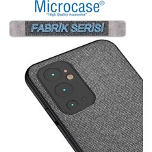 Microcase Oneplus 9rt 5g Fabrik Serisi Kumaş Desen Kılıf - Gri