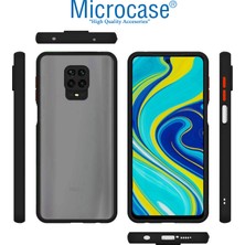 Microcase Xiaomi Redmi Note 9s London Serisi Darbeye Dayanıklı Kılıf - Buzlu Siyah