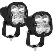 Knmaster Combo 40W Motosiklet / Off Road LED Sis Farı Takım