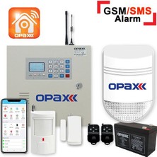 OPAX-2646 GPRS ALARM PANELİ & BGR-10 KABLOLU SİRENLİ  AKÜ DAHİL FULL SET
(1 YIL AHM ÜCRETSİZ)