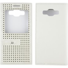 Nettech Samsung Galaxy A500 A5 2015 Uyumlu Pencereli Kapaklı Kılıf