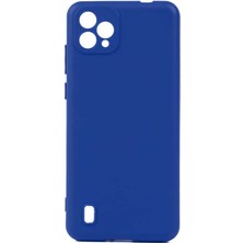 Tekno Grup Reeder P13 Blue Plus 2022 Kılıf Mat Esnek Biye Silikon Kılıf Mavi