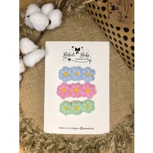 Bebeli Baby Handmade Örgü Toka 3 Lü Set