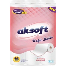 Aksoft Kağıt Havlu 12Lİ