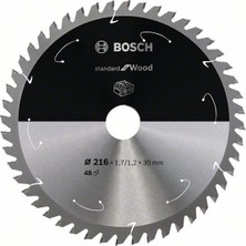 Bosch Ahşap Akülü Daire Test. Bıç. 216X30 mm 48 D 2608837723