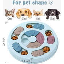 Skyzeda Evcil Hayvanlar Için Iq Geliştirici Yapboz Oyuncak - Mavi  (Yurt Dışından)
