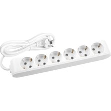 Viko Multi-Let 6'lı Topraklı Çocuk Korumalı Grup Priz 4 Metre