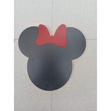 Wood 14 Dizayn Ahşap Minnie Gece Lambası