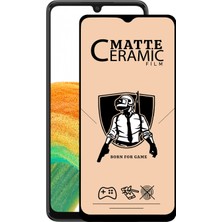 Kzy Samsung Galaxy A33 Tam Kaplayan Mat Seramik Nano Esnek Ekran Koruyucu Cam